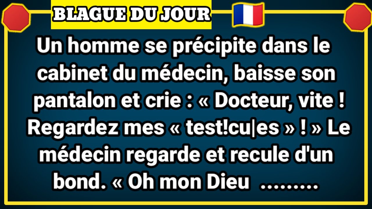 Blague du Jour 😂 - Riez avec Notre Festival de Blagues