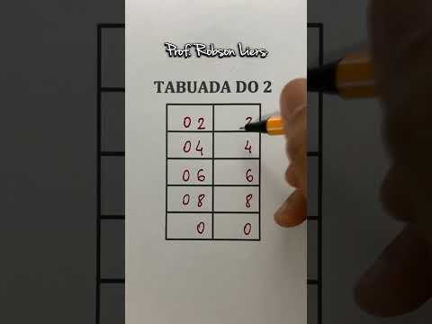 Tabuada do 2