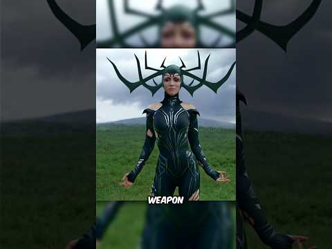 The Secret Behind Hela’s Power Over Mjolnir 🔥#shorts #marvel #thor #mjolnir