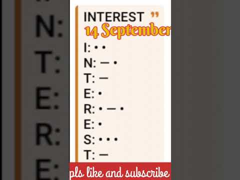 14 September daily cipher code #ciphercodes #dailycombocard