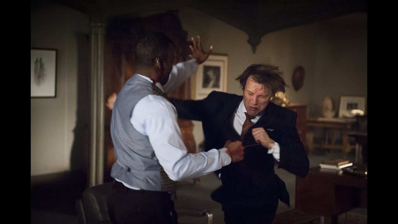 Hannibal Battles Tobias in Season 1, Episode 8