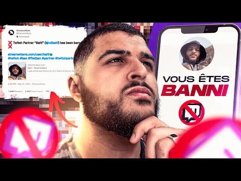 EXPLICATION DU DRAMA ET DE MON BAN TWITCH ?!