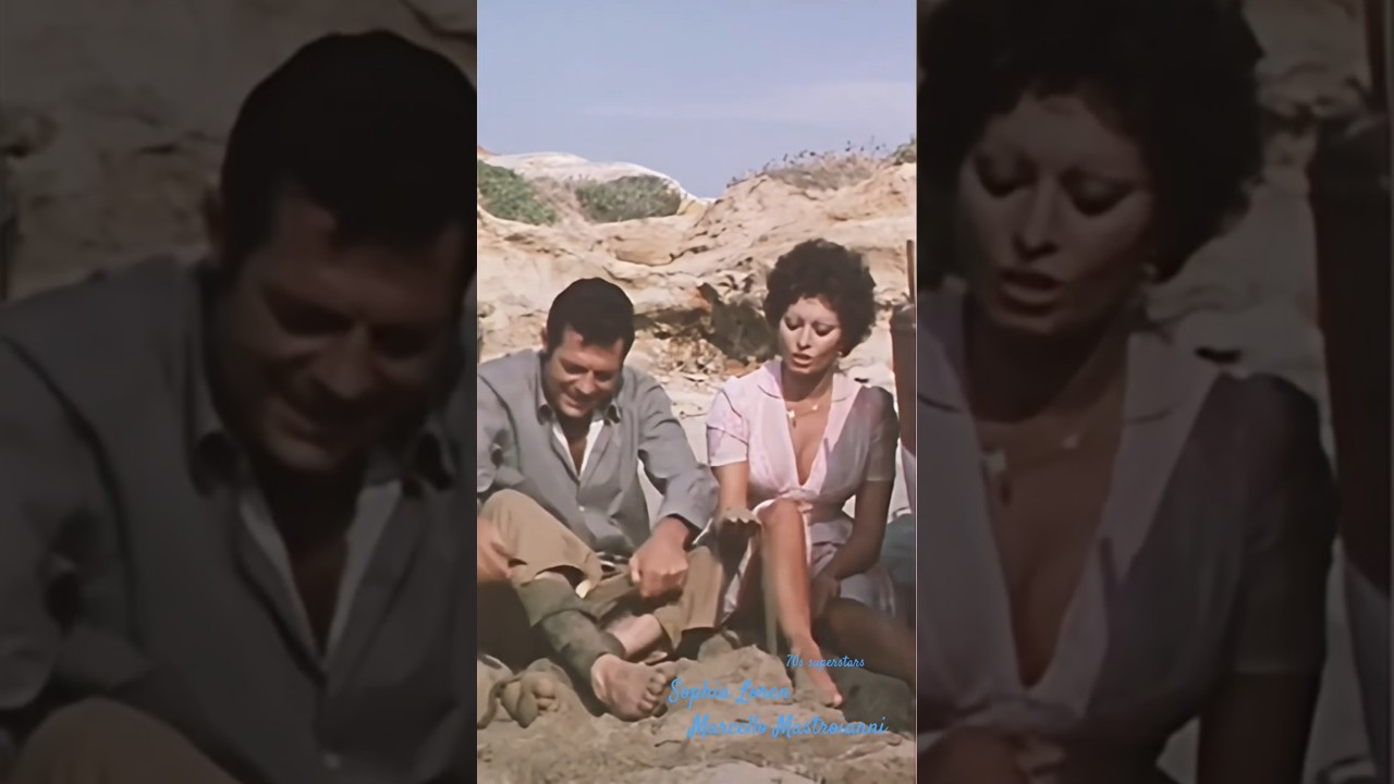 70s Cinema Icons: Sophia Loren & Marcello Mastroianni 🎬