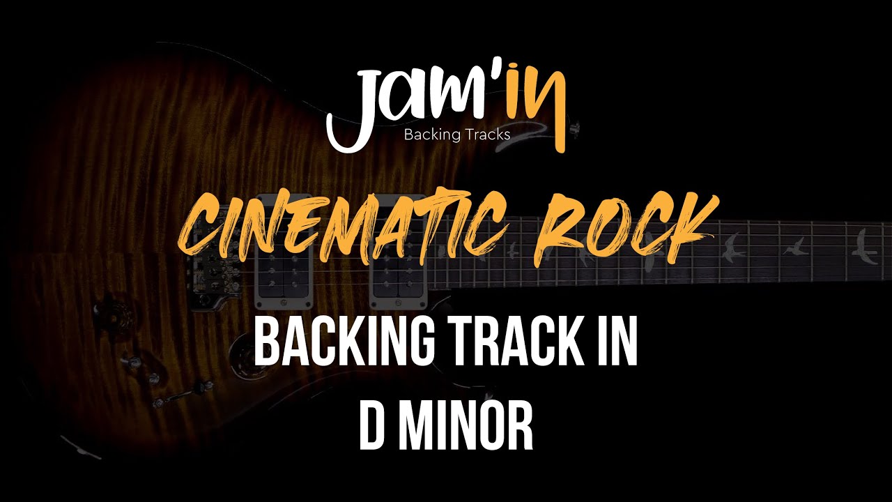 D Minor Rock Guitar Backing Track 🎸