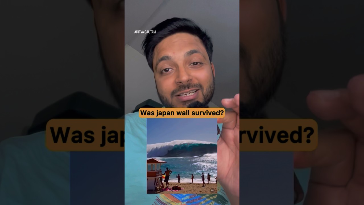 Japan's 50ft Wall vs. Tsunami: Yesterday's Aftermath 🌊