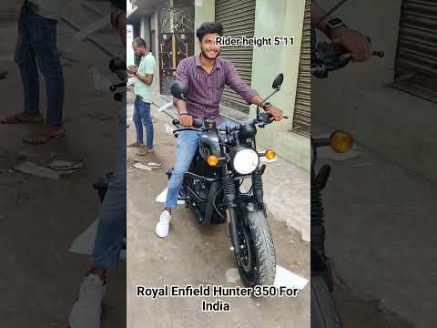 Royal Enfield Hunter 350 Dapper grey for india #royalenfield #hunter350 #system