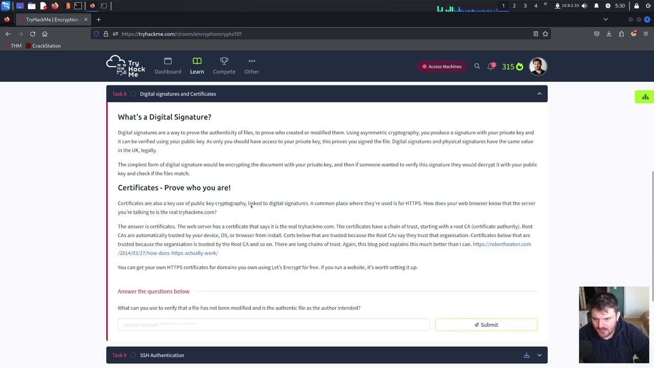 Digital Signatures and Certificates | THM Series: Encryption - Crypto 101 #8