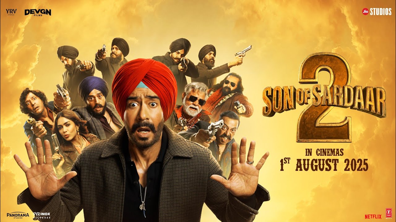 Son Of Sardaar 2 Official Trailer | Ajay Devgn & Mrunal Thakur