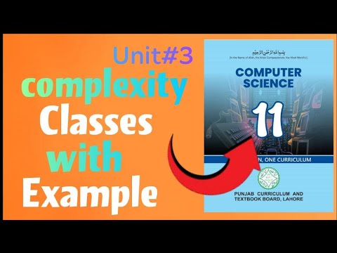 Complexity classes with Examples|ICS|1st year Computer Science New Book 2025| Lec 6|Ch 3