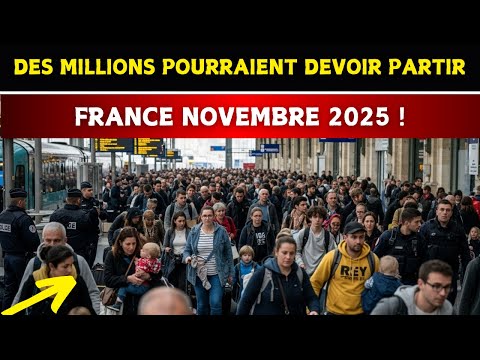 Immigration 2025 : des millions pourraient quitter la France (novembre)
