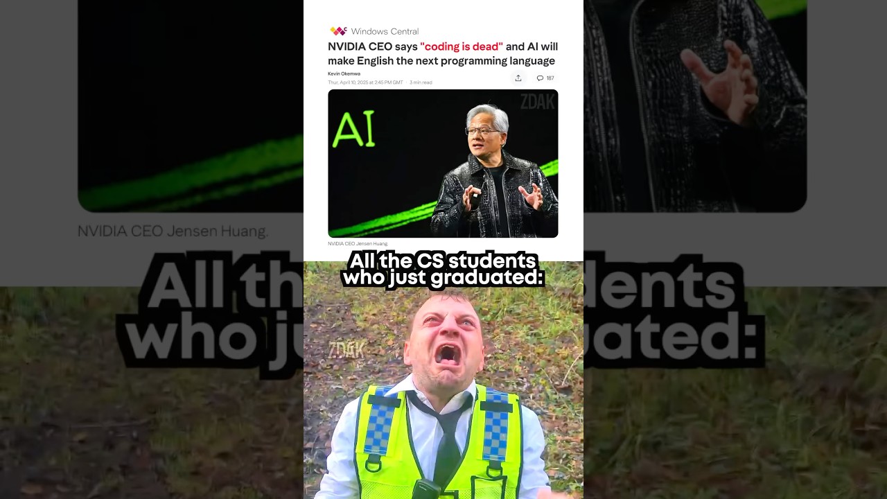 NVIDIA CEO Declares Coding Dead, AI to Replace It 🤖