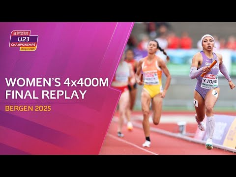 Team GB DAZZLING! | Women’s 4x400m replay | Bergen 2025