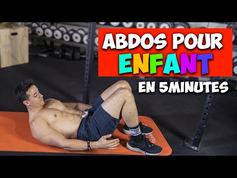 Séance abdos pour enfant en 5 minutes !