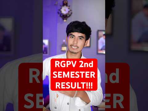 RGPV RESULT 2nd SEMESTER!! | @Growwithfarooque | #shorts #rgpvupdate