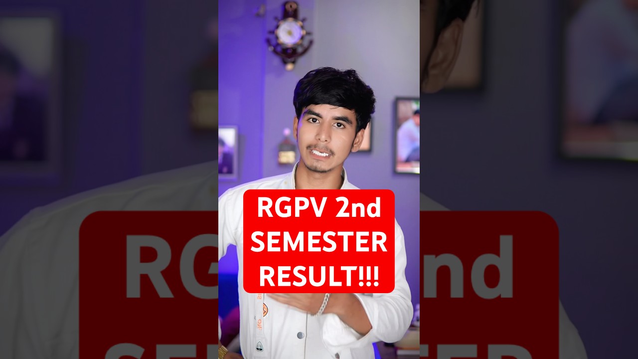 RGPV 2nd Semester Results Announcement | @Growwithfarooque