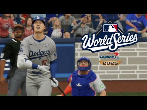 Dodgers vs Blue Jays - World Series 2025 Game 6 Full Game Highlights (MLB The Show 25 Sim)