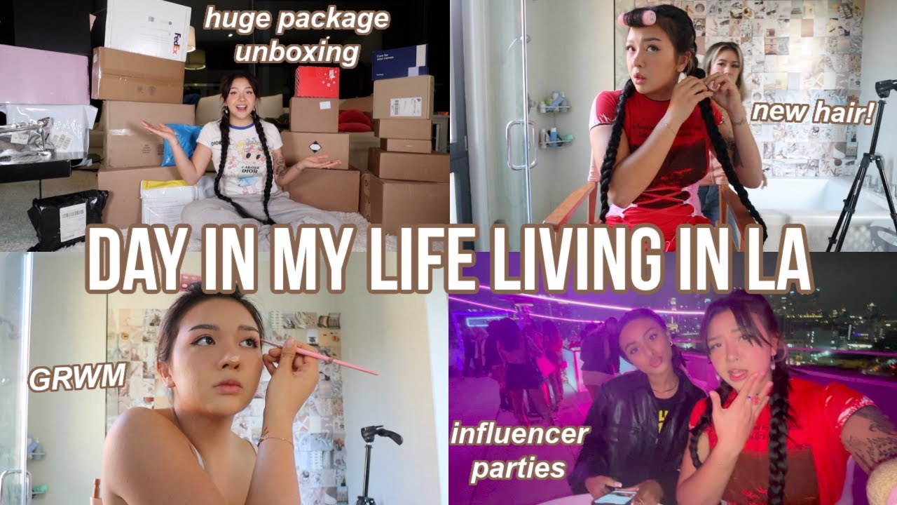 LA Life & Holiday Vlog: Gym, Unboxing & Parties π