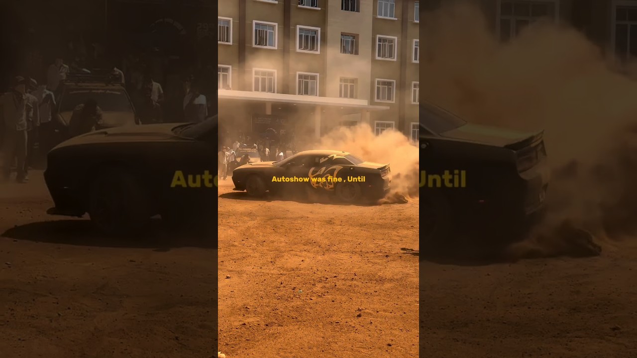 Epic Bus Drifting at Auto Show π