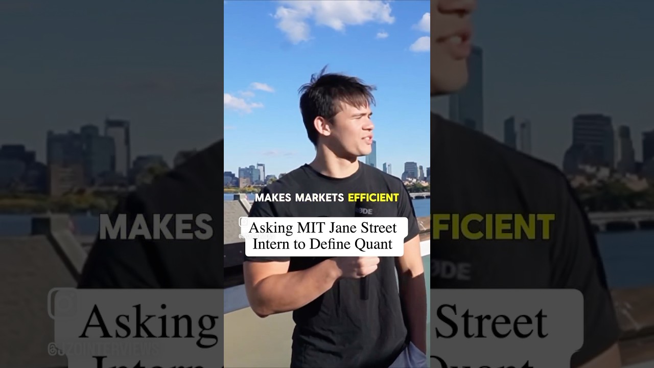 Jane Street Intern Explains: What Is Quantitative Finance? 📊
