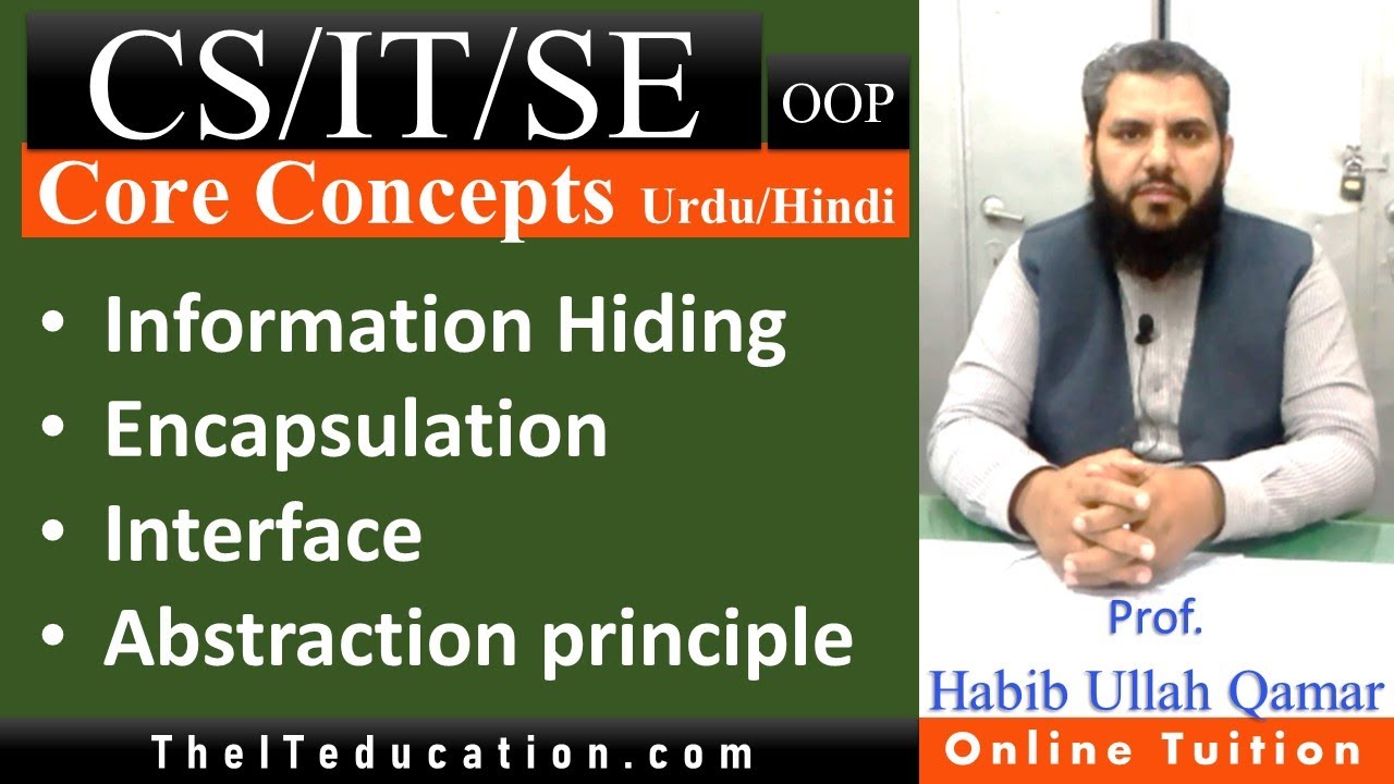 OOP Basics in Urdu/Hindi: Encapsulation & Info Hiding