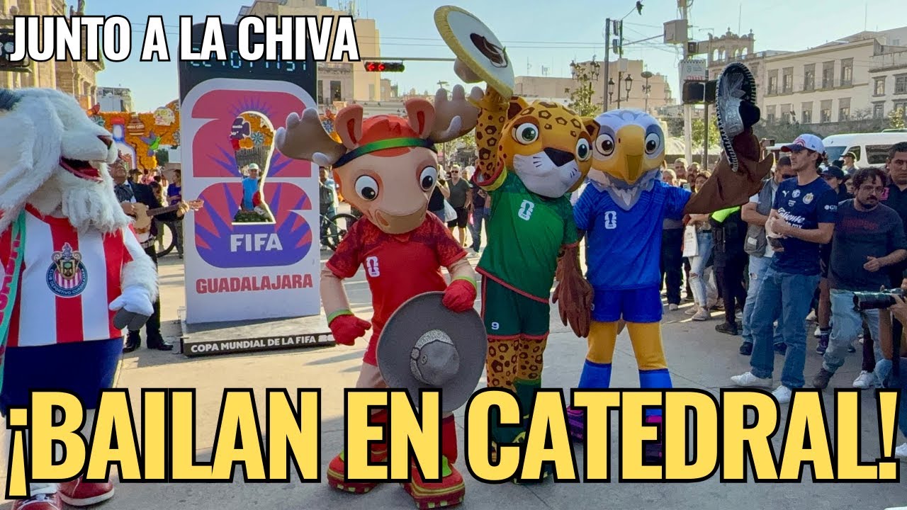 Mascotas del Mundial 2026 y Chivas en Guadalajara 🏟️