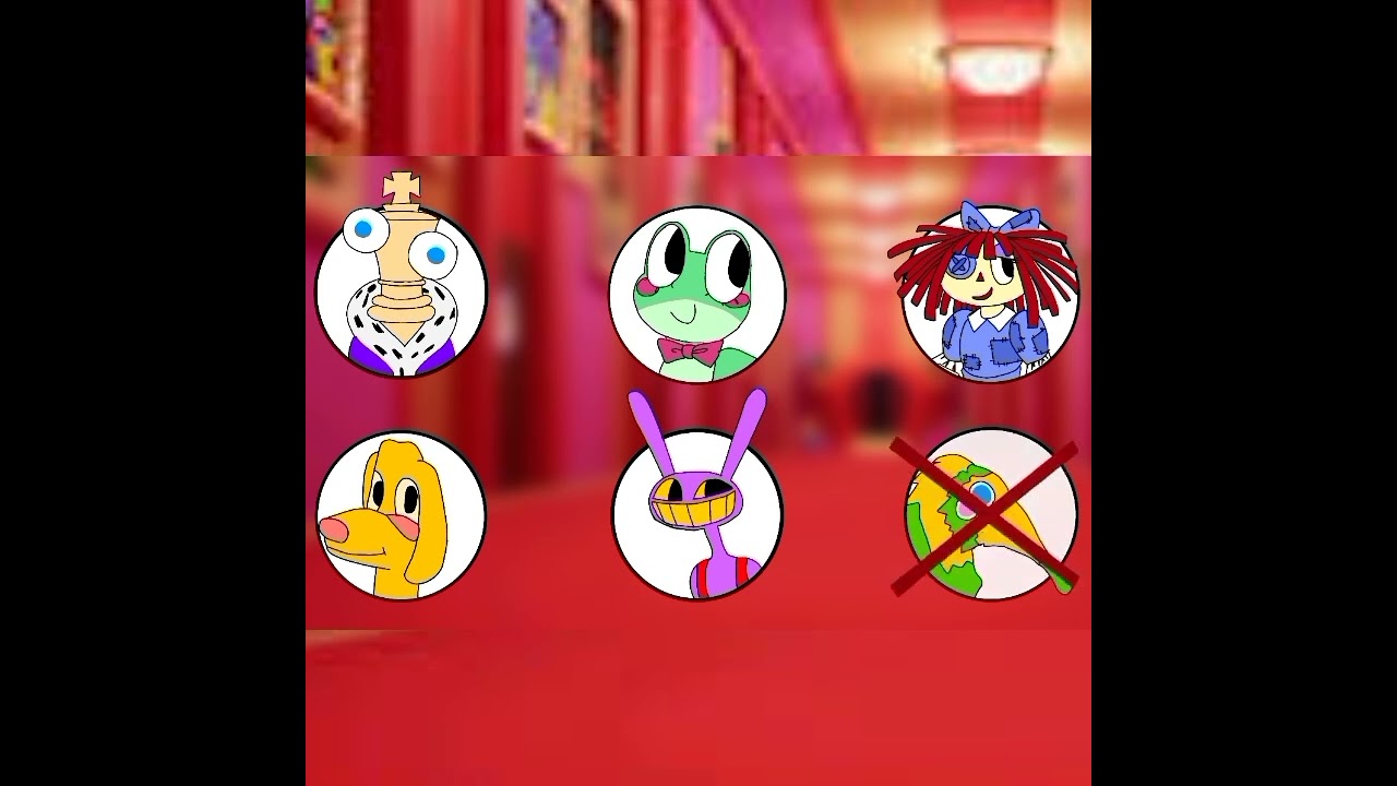 The amazing digital Circus Timeline of characters abstracted #tadc #shorts #pomni