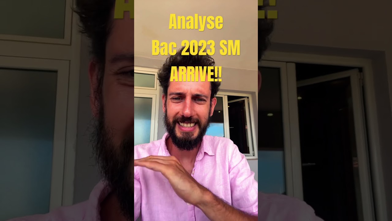 Analyse du Bac Maroc 2023 📚