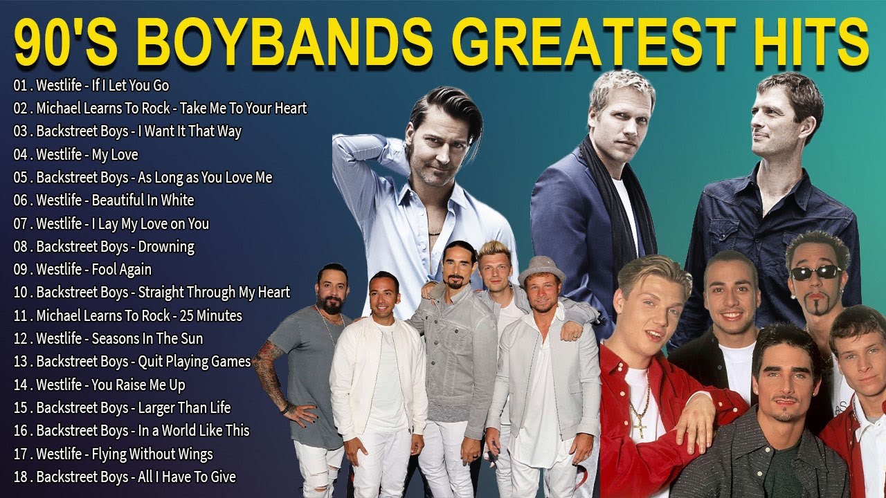 90's Boyband Love Songs 🎶 Greatest Hits Collection