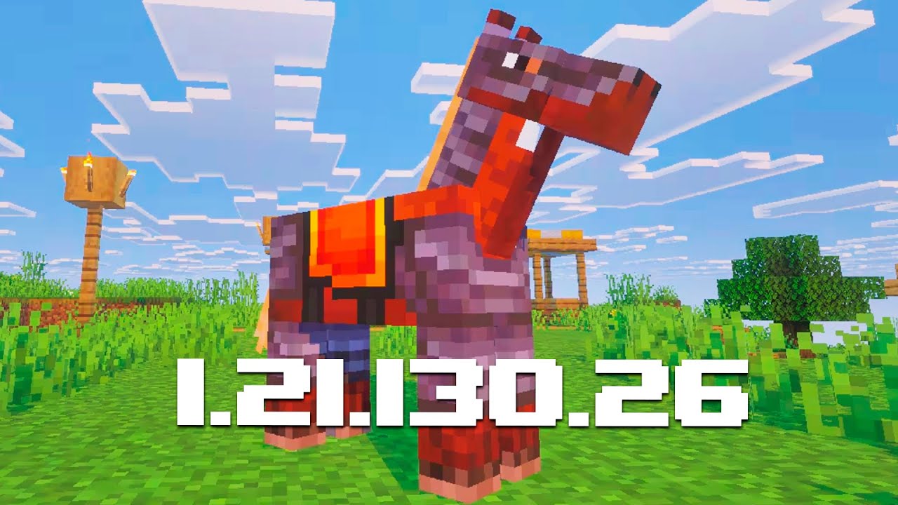 Обновление Minecraft PE 1.21.130.26: Улучшения в функции «Скакуны Хаоса» и новые изменения 🚀