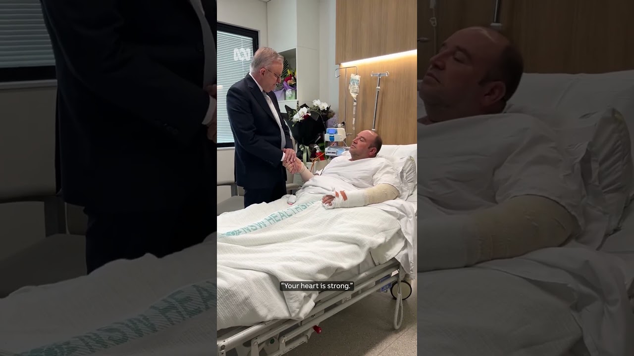 Albanese Visits Bondi Hero Ahmed in Hospital 🏥