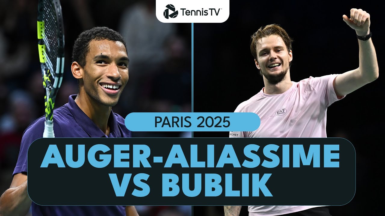 Auger-Aliassime Battles Bublik for Spot in Paris Final 🎾 | Paris 2025 Highlights