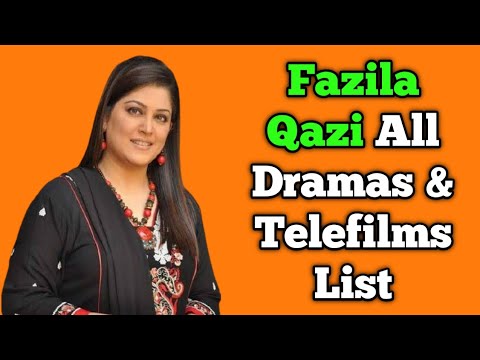 Fazila Qazi Aka Fazila Kaiser All Dramas List || All Telefilms List || Pakistani Television Actress