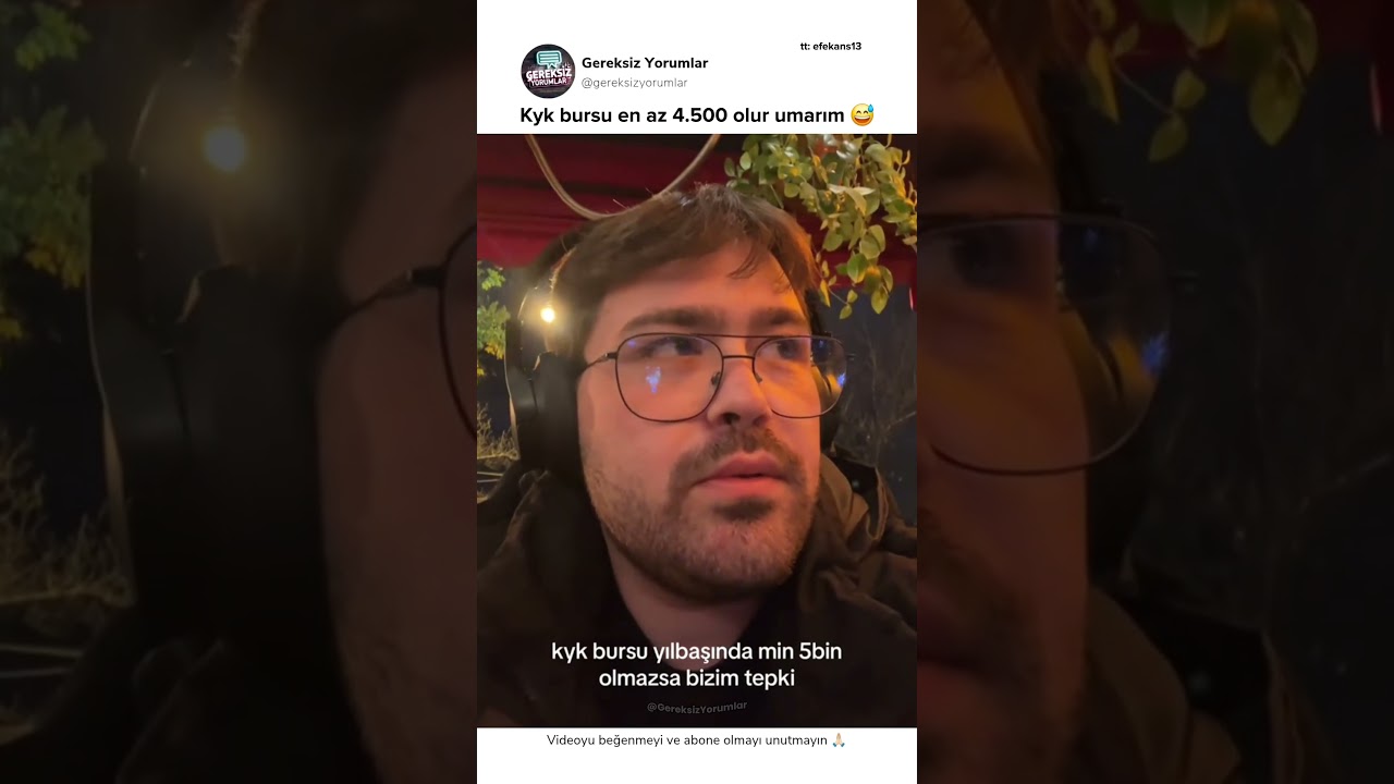 KYK Bursu Hakkında Henüz Bilgi Yok 😶