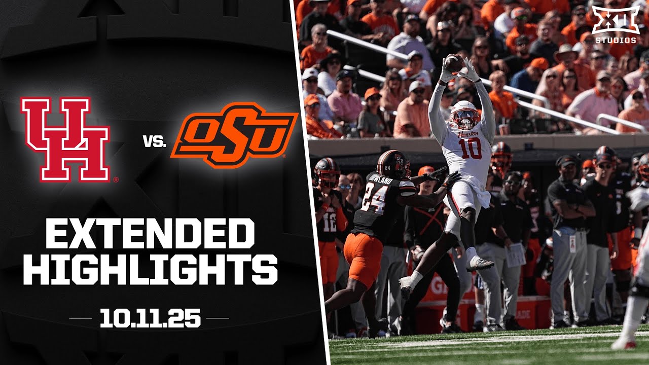 Houston vs. Oklahoma State Highlights | 2025 Big 12 Football π