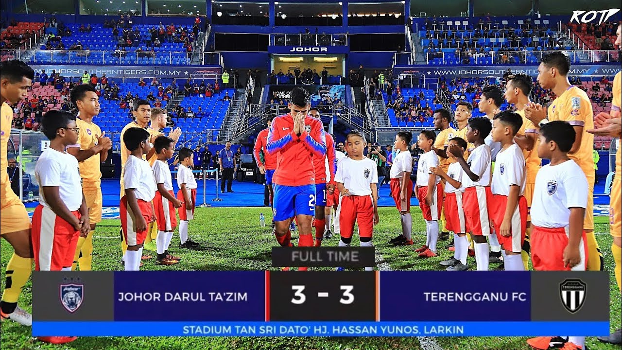 Johor DT 3-3 Terengganu FC | 2019 Super League ⚽