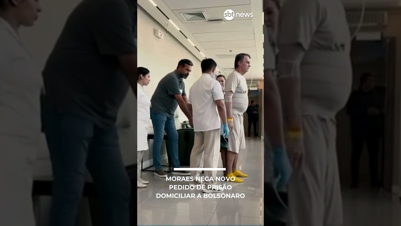 Moraes nega novo pedido de prisão domiciliar a Bolsonaro | #NewsManhã