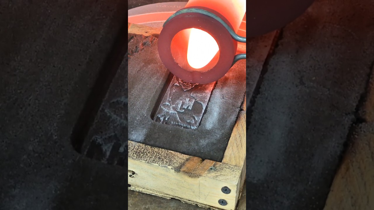 Spectacular Pouring of Molten Copper 🔥
