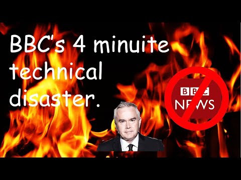 BBC's 4 minute technical disaster on live tv ! (FUNNY)