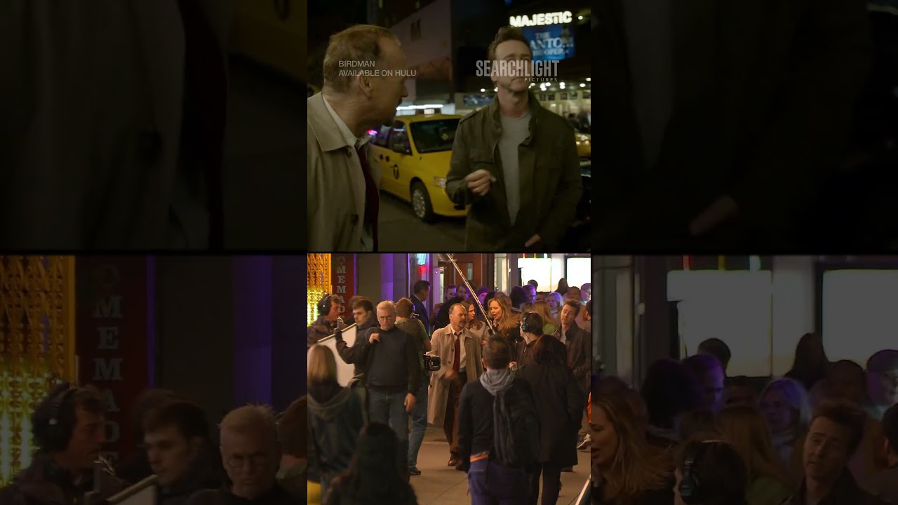 What the director sees vs. what the audience sees #Birdman (2014)