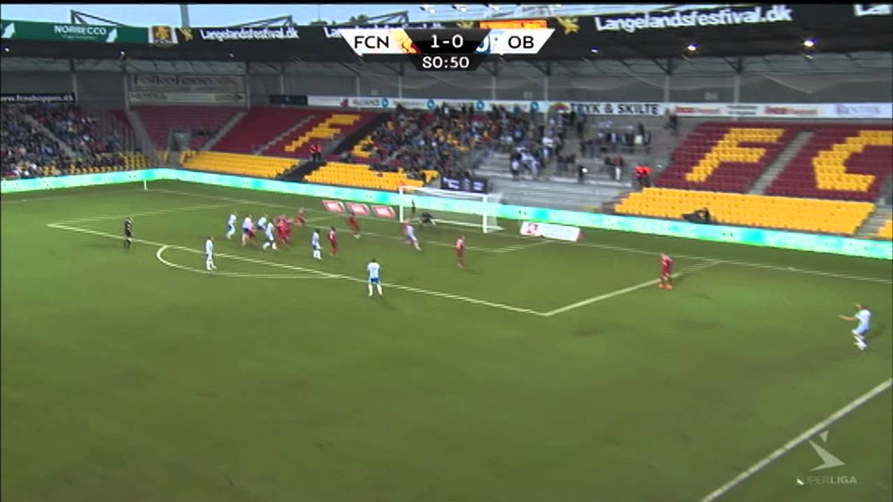 Superliga Highlights: FC Nordsjælland vs OB 1-1 (29 July 2012) ⚽