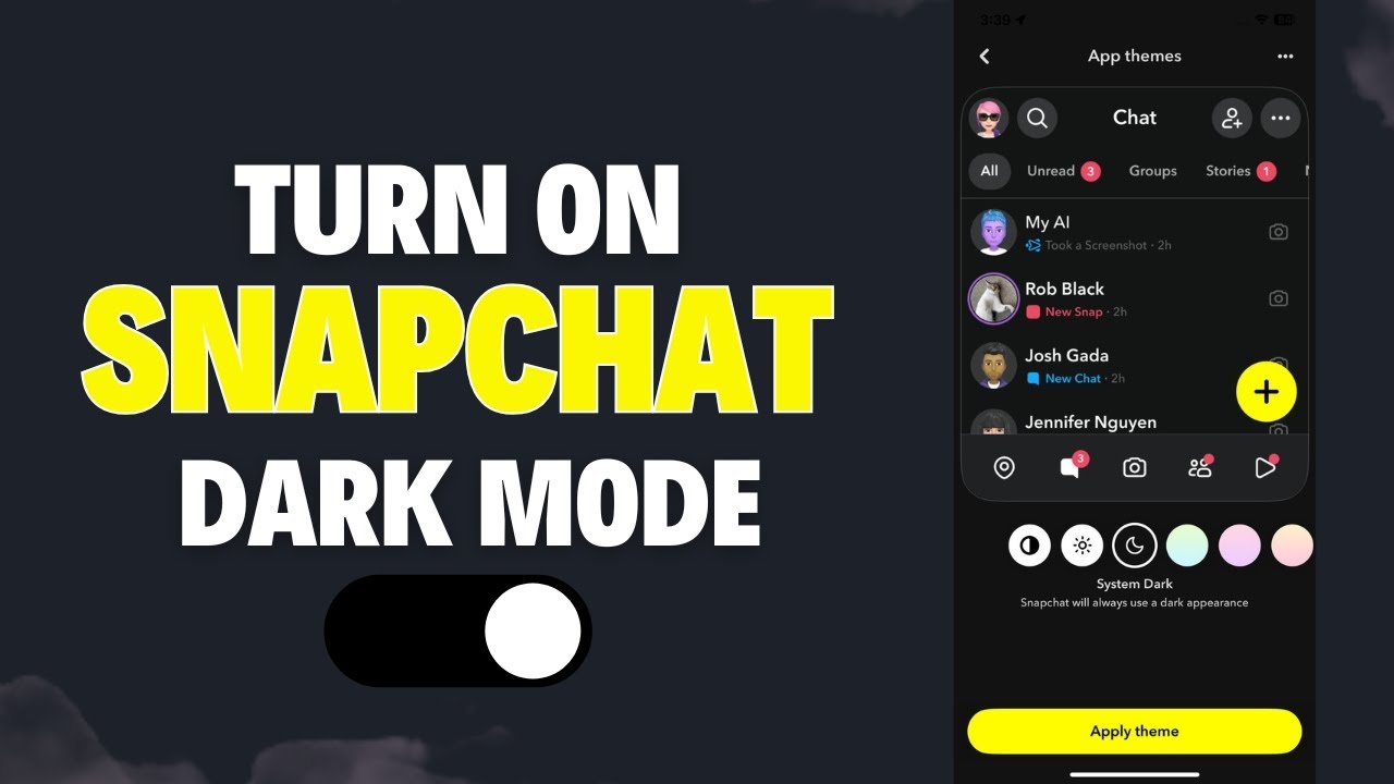 How to Enable Dark Mode on Snapchat π