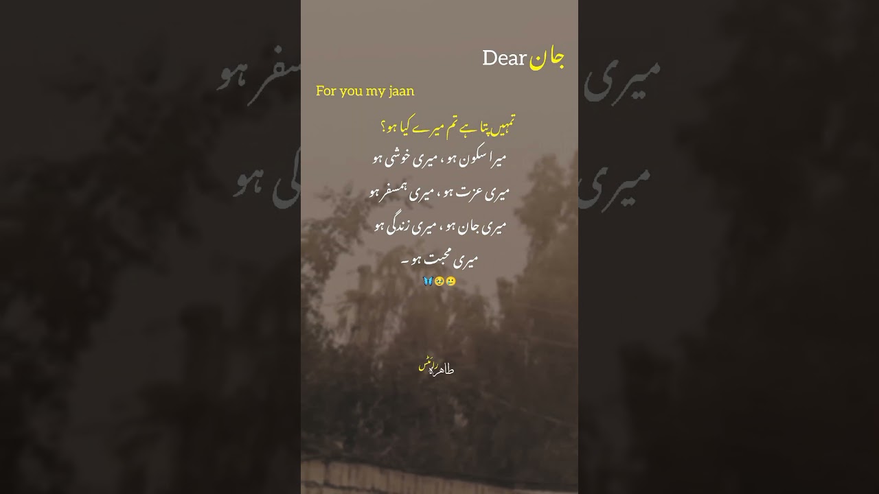 Urdu Love & Romantic Poetry ❤️ | Heartfelt Verses for Your Soul
