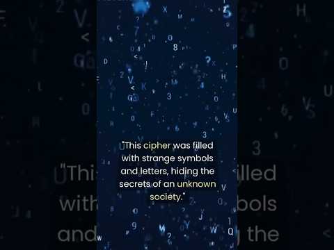 The Secrets of a Decoded 18th-Century Mystery Manuscript-The Copiale Cipher #shorts#historia#facts