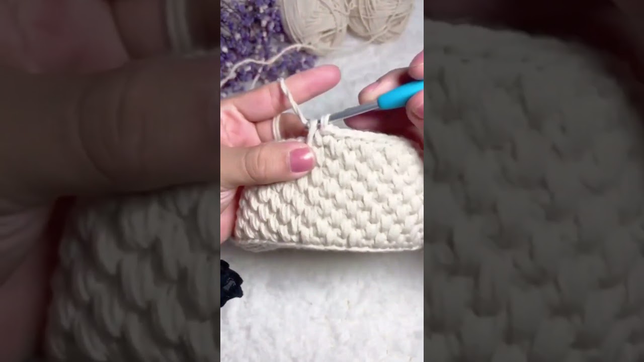 Simple Crochet Bag Stitch 🧶