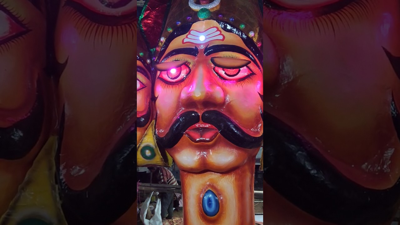 Making of Ravan for Dussehra 2023 in Kharagpur