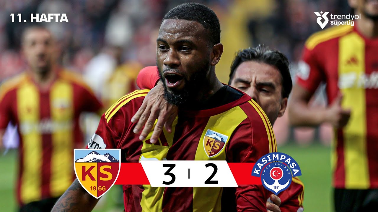 Kayserispor vs Kasımpaşa: 3-2 Thrilling Victory | Trendyol Süper Lig 2025/26 ⚽