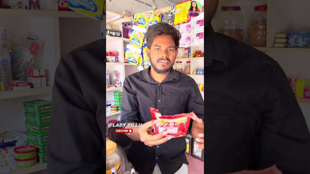 chinigina packet tiskonu nenu ππ€|| lady tillu || tillu baby || preethiraj || #comedy #funnyvideo