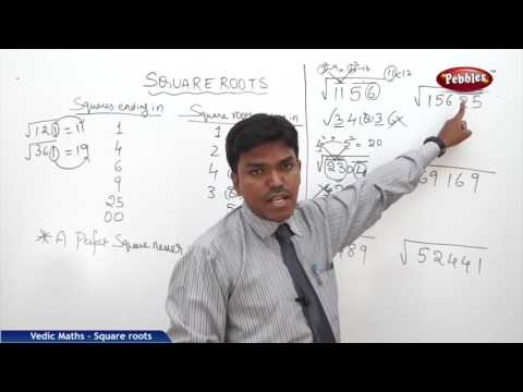 Square roots in vedic maths | Speed Maths | Vedic Mathematics