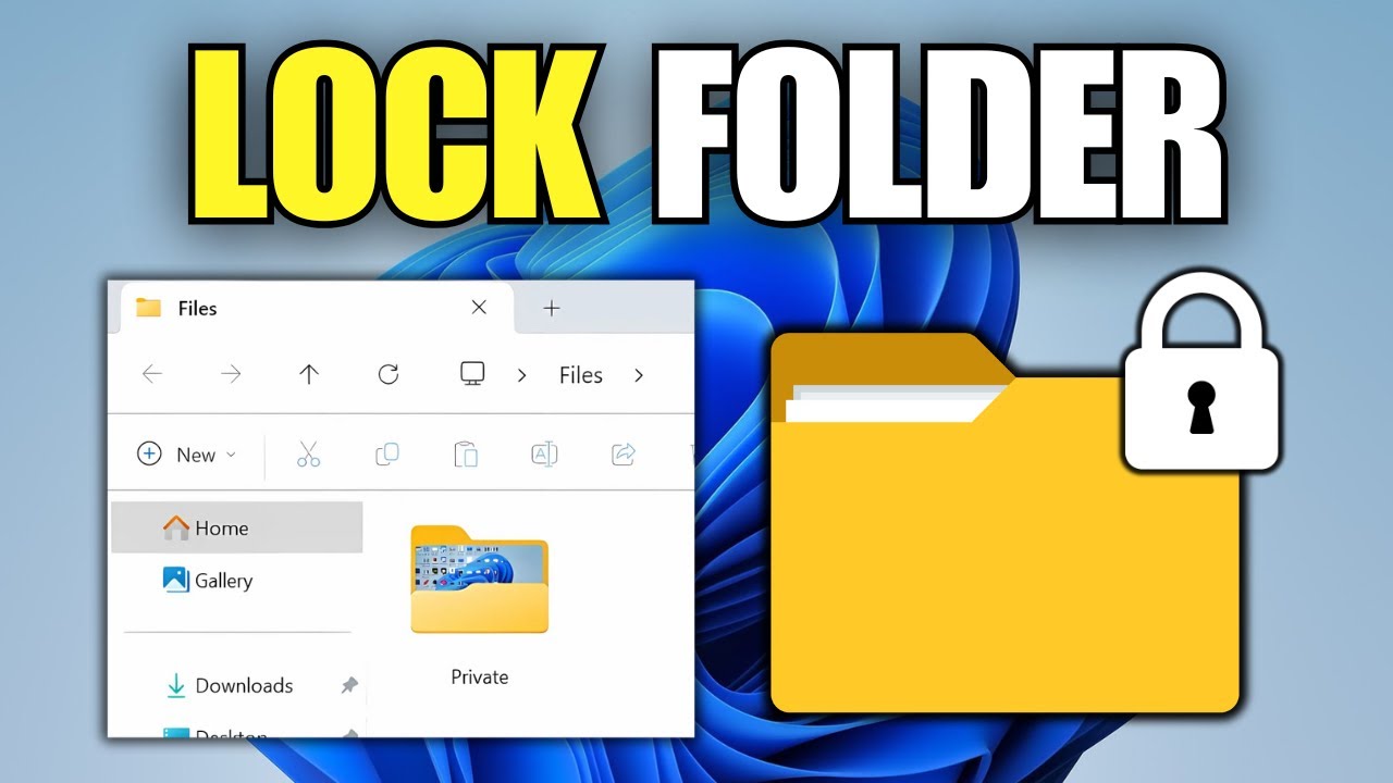 Lock Folders with Password in Windows 11 π