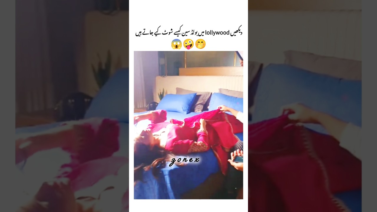 Behind-the-Scenes of a Romantic Lollywood Scene 🎬 #Shorts